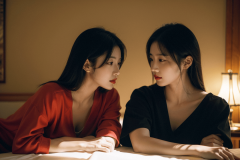 几何线条同悬浮的艺术品